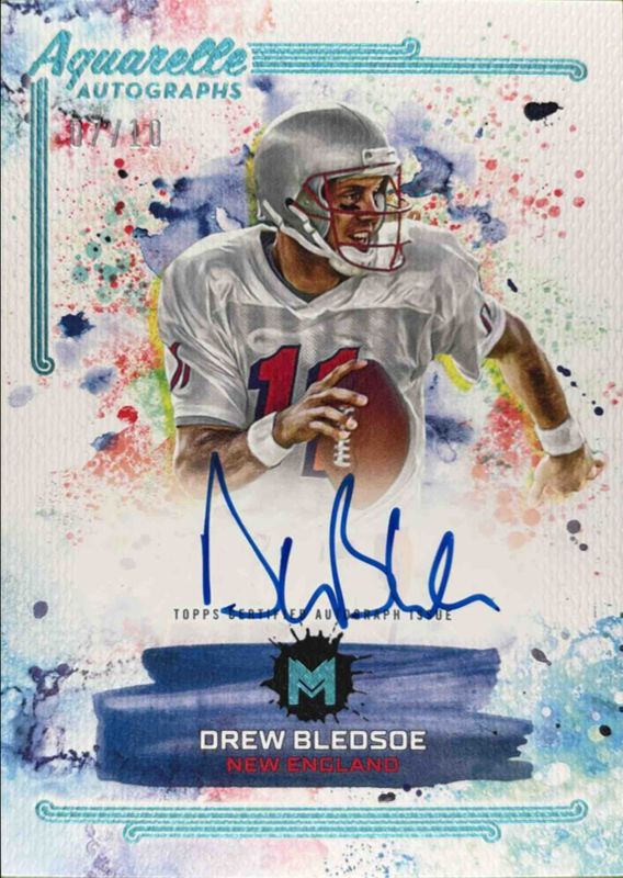 2023 Topps Motif #AA-DB Aquarelle Autographs - Cadium Orange /10