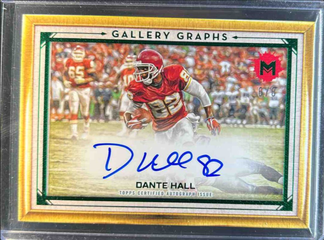 2023 Topps Motif #GG-DHA Gallery Graphs Autographs - Winsor Green /8