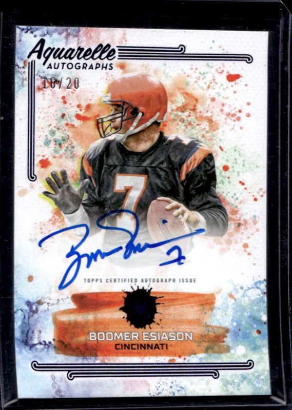 2023 Topps Motif #AA-BE Aquarelle Autographs - Ultramarine Blue /20