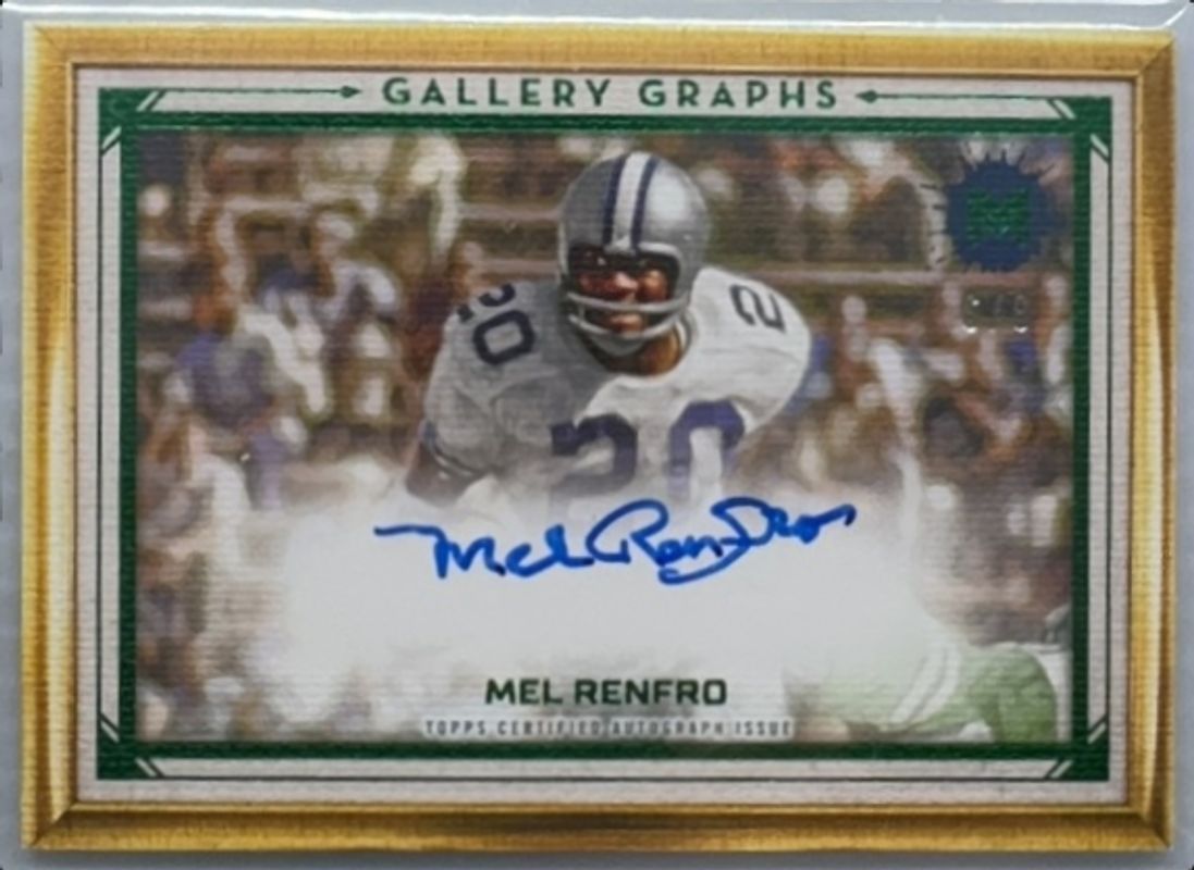 2023 Topps Motif #GG-MR Gallery Graphs Autographs - Winsor Green /8
