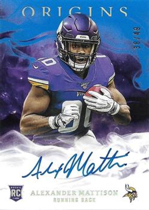 2019 Origins #RA-AM Rookie Autographs - Blue /49