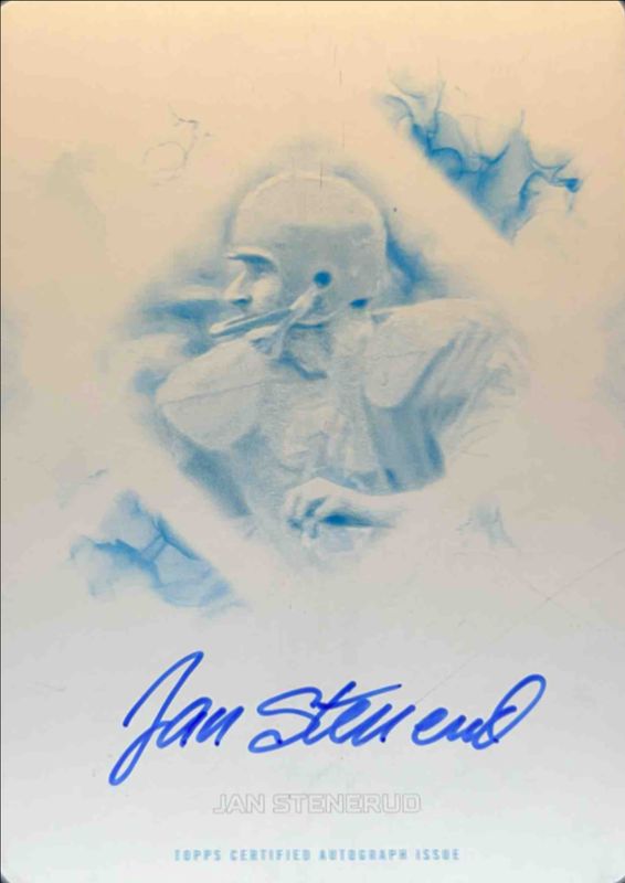 2023 Topps Motif #HS-JS Headline Signatures - Printing Plate Cyan /1