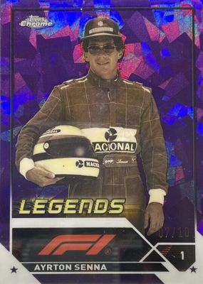 2023 Topps Chrome Formula 1 Sapphire Edition #198 Purple /10