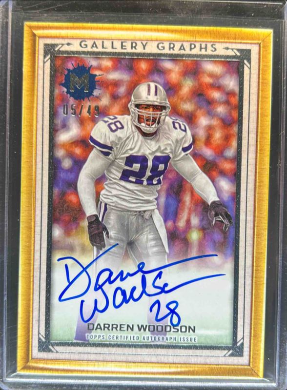 2023 Topps Motif #GG-DWO Gallery Graphs Autographs /49