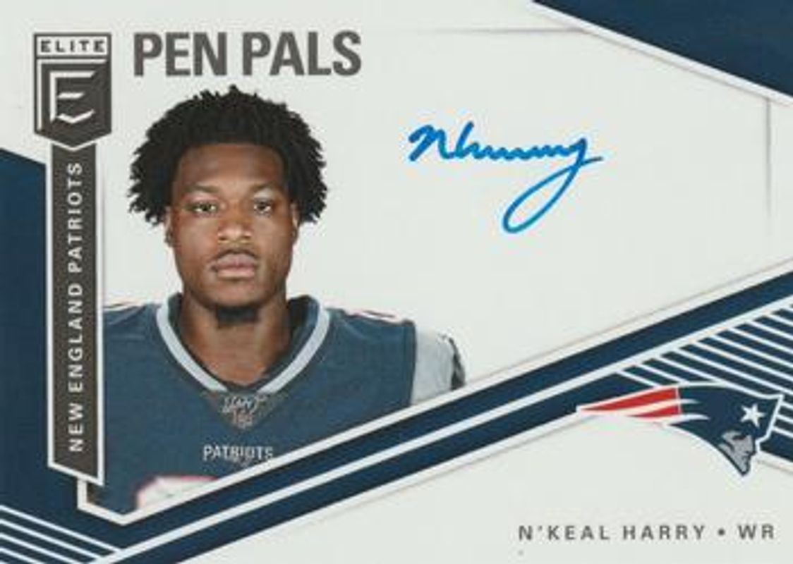 N'Keal Harry 2019 Elite #PP-NH Pen Pals Rookie RAW