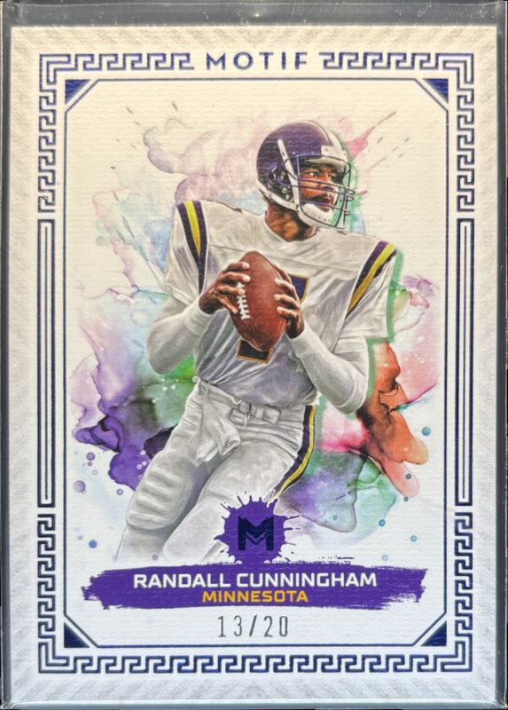 Randall Cunningham 2023 Topps Motif #55 Ultramarine Blue /20 RAW