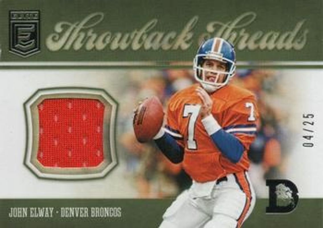 2019 Elite #TTD-4 Throwback Threads Doubles /25