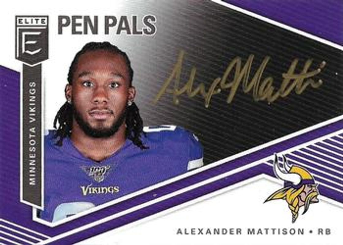 2019 Elite #PP-AM Pen Pals Black Gold Ink