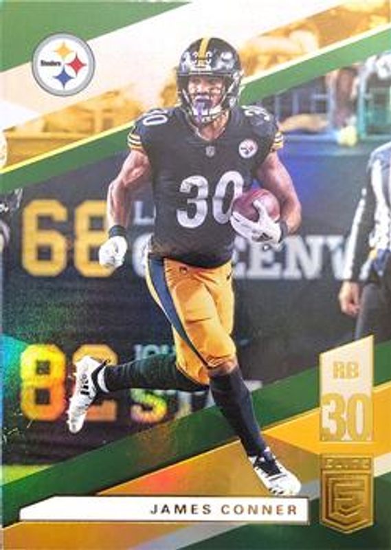James Conner 2019 Elite #85 Green RAW