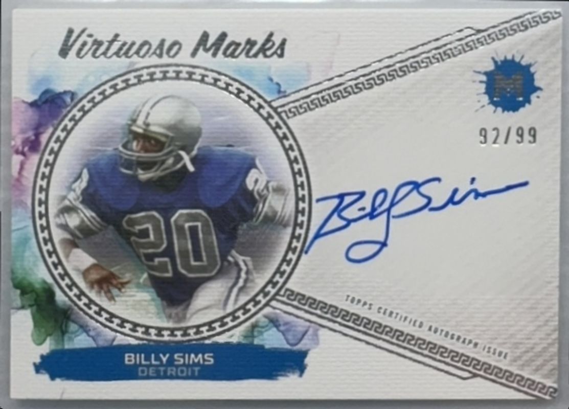 2023 Topps Motif #VM-BS Virtuoso Marks Autographs /99