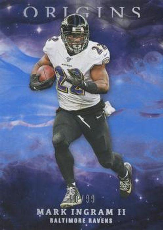 Mark Ingram 2019 Origins #11 Blue /99 RAW