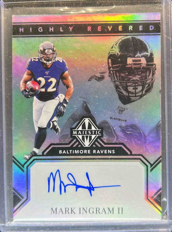 Mark Ingram 2019 Majestic #HR-MI Highly Revered /10 RAW