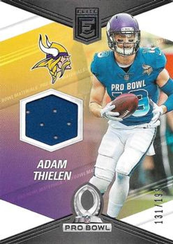 Adam Thielen 2019 Elite #PB-4 Pro Bowl Materials /199 RAW