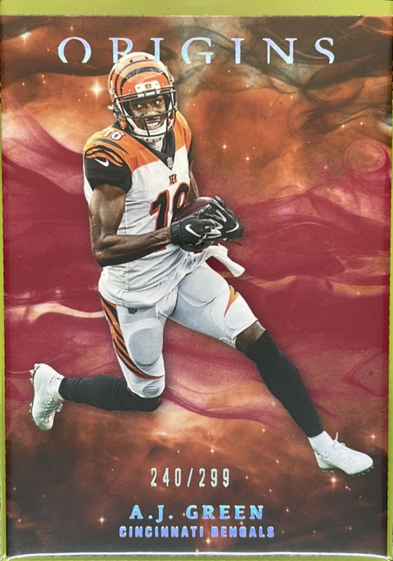 AJ Green 2019 Origins #23 Red /299 RAW