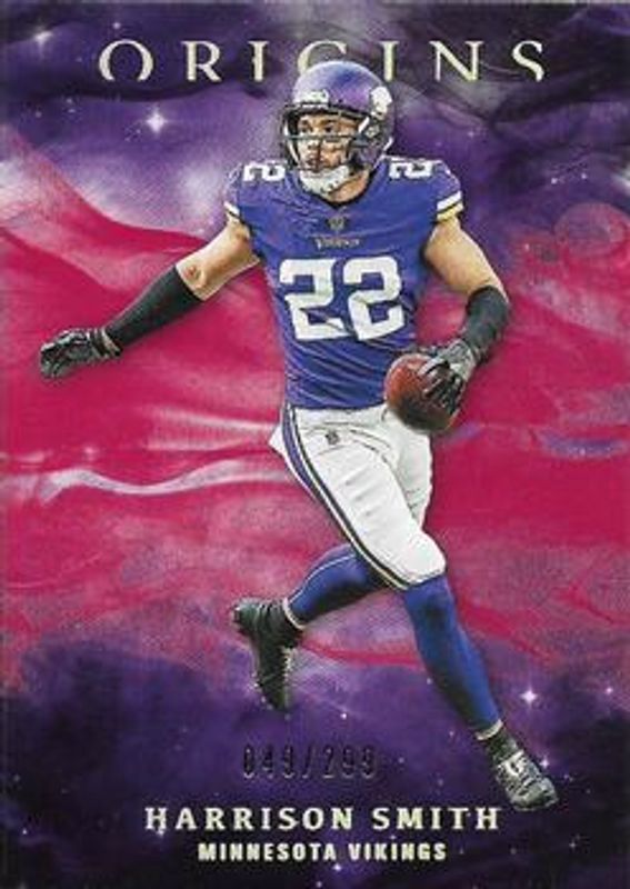 Harrison Smith 2019 Origins #56 Red /299 RAW