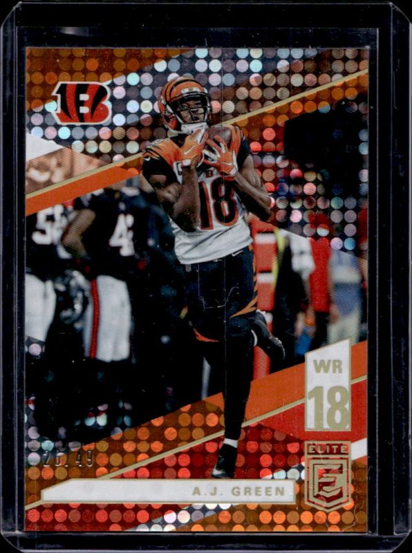 AJ Green 2019 Elite #8 Orange /49 RAW