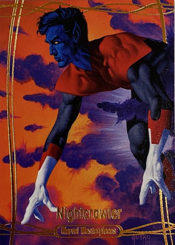 2016 Upper Deck Marvel Masterpieces #50 Orange Foil /99