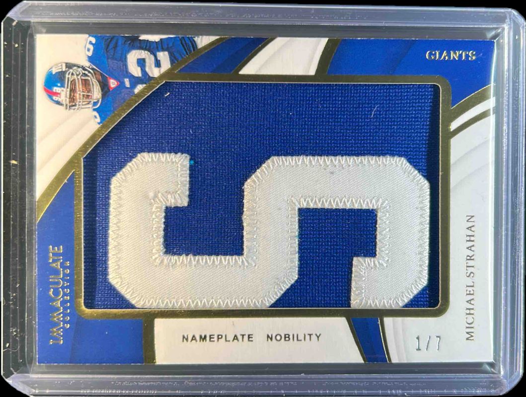 2019 Immaculate #NN-MS Nameplate Nobility /6