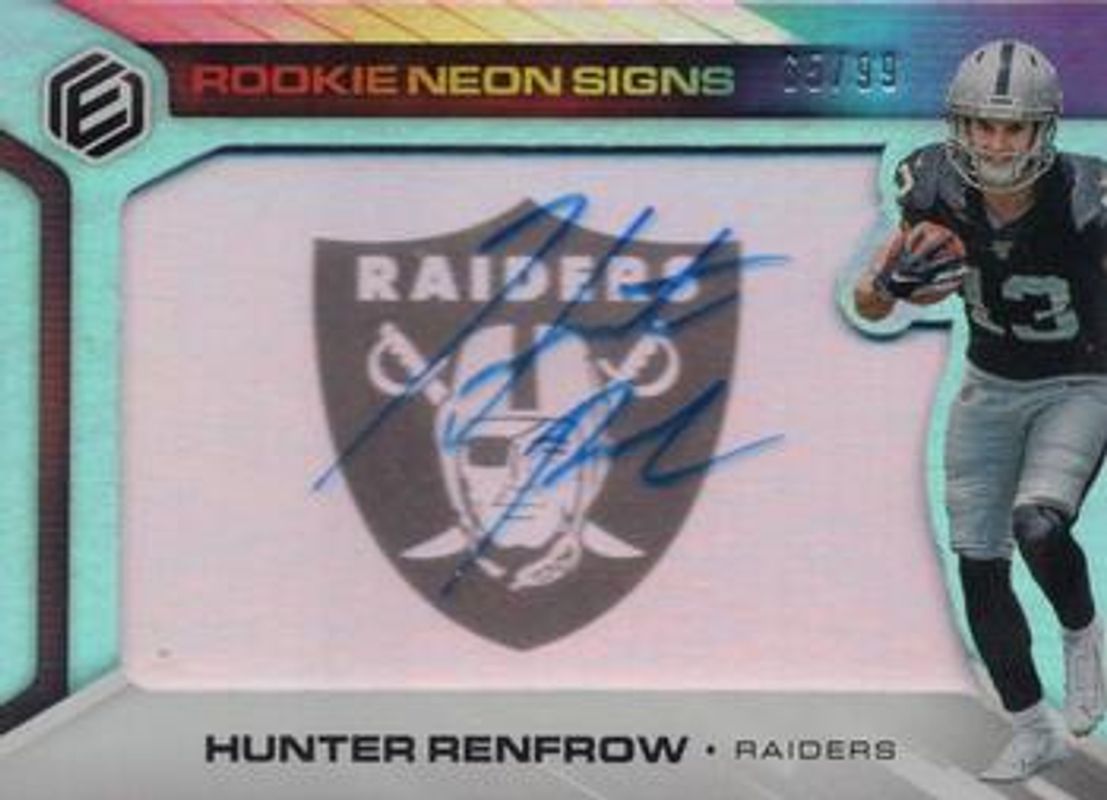 2019 Elements #RNS-HR Rookie Neon Signs - Blue /99