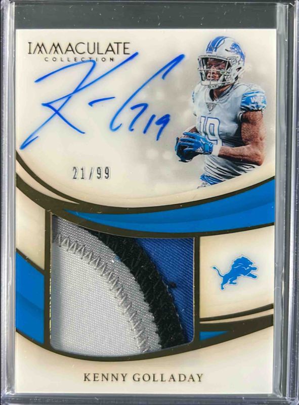 2019 Immaculate #PPA-KG Premium Patch Autographs /99