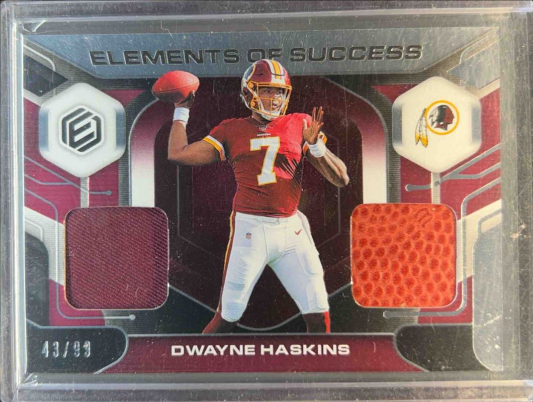 Dwayne Haskins 2019 Elements #ES-5 Elements of Success /99 Rookie RAW