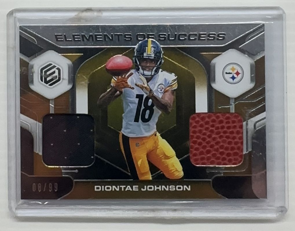 Diontae Johnson 2019 Elements #ES-24 Elements of Success /99 Rookie RAW
