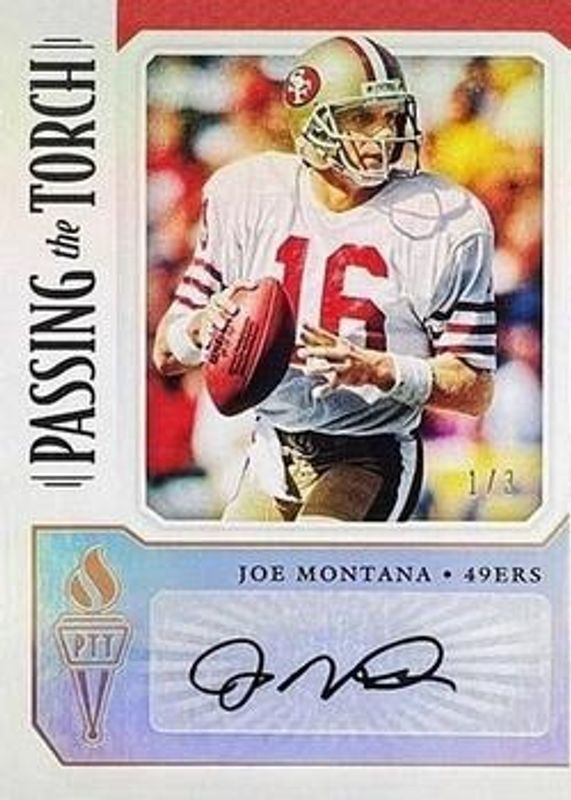 2019 Passing The Torch #PTTD-57 Passing the Torch Dual Autographs - Gold /5