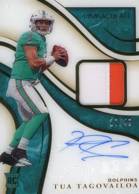 2020 Immaculate #ISP2 Immaculate Rookie Signature Patches (/49)