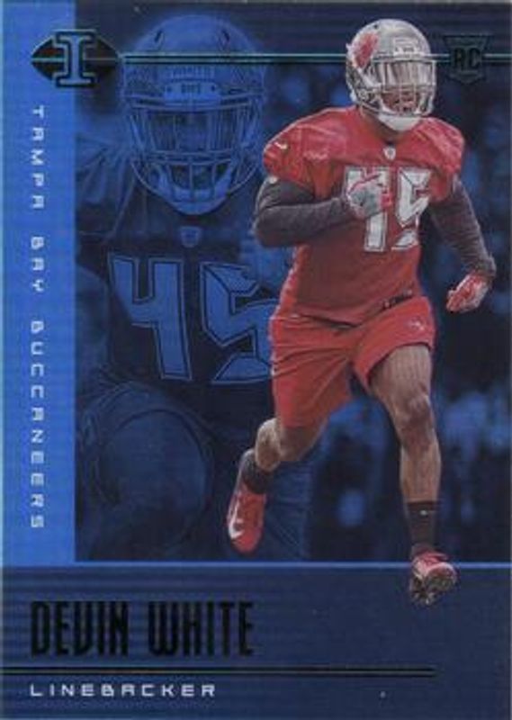 Devin White 2019 Illusions #97 Trophy Collection Sapphire Rookie RAW