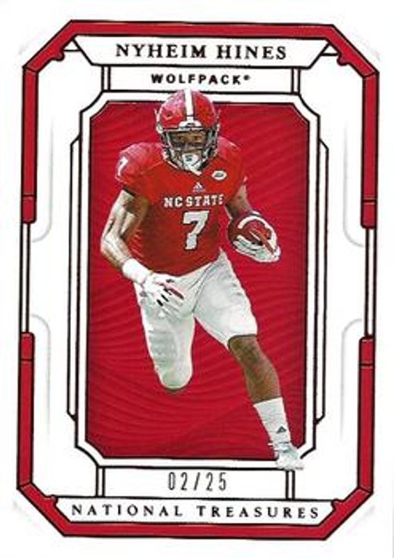 2019 National Treasures Collegiate #36 Century Red /25