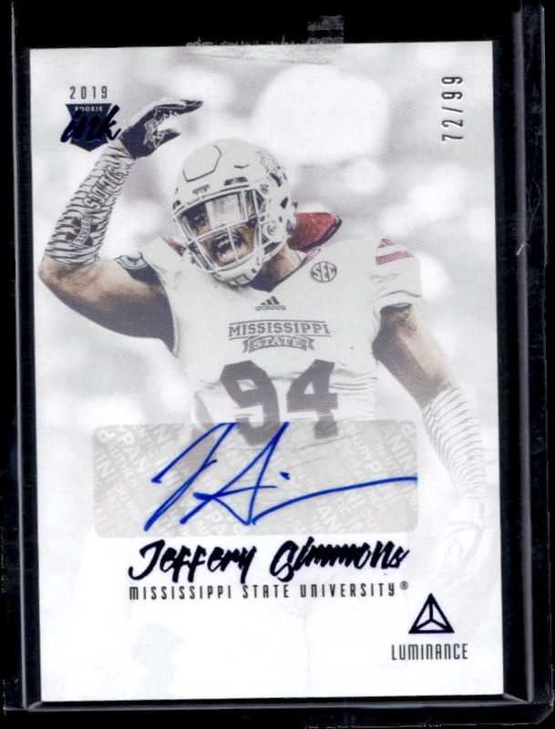 2019 Luminance #RI-JS Rookie Ink - Blue /99