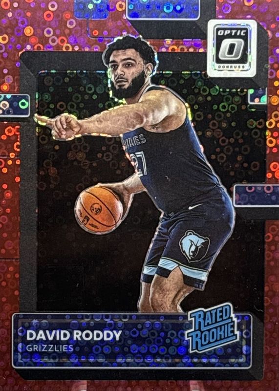 2022 Optic #225 Fast Break Red /75