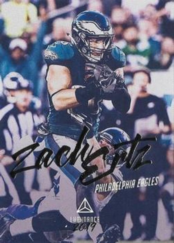Zach Ertz 2019 Luminance #68 Base RAW