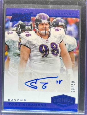 2019 Plates & Patches #13 100 Years Signatures - Blue /50