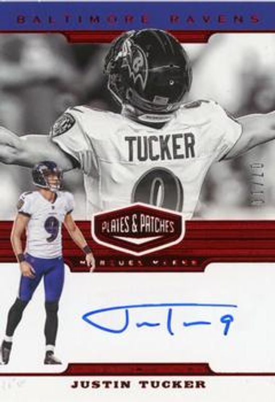 2019 Plates & Patches #MM-JTU Marquee Marks Autographs - Red /5