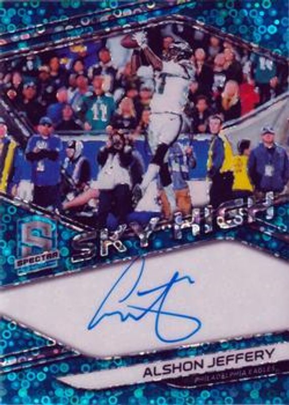 2019 Spectra #SH-AJ Sky High Signatures - Neon Blue /35