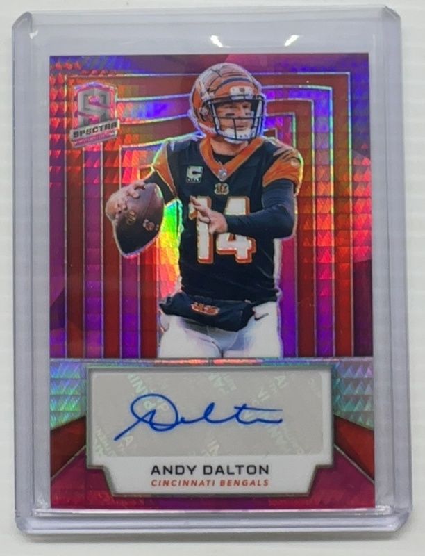 2019 Spectra #S-AD Signatures - Neon Pink /15