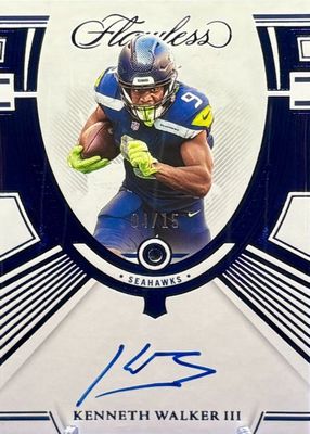 2022 Flawless #RGM-KW Rookie Gems Signatures - Sapphire /15