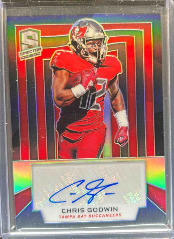 Chris Godwin 2019 Spectra #S-CG Signatures /50 RAW