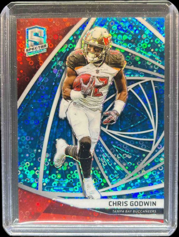 Chris Godwin 2019 Spectra #13 Neon Blue /60 RAW