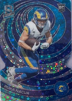 2023 Spectra #189 Neon Blue Die-Cut /50