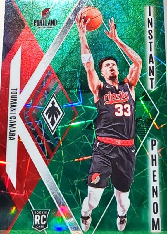 Toumani Camara 2023 Phoenix #269 Green Lazer /175 Rookie RAW
