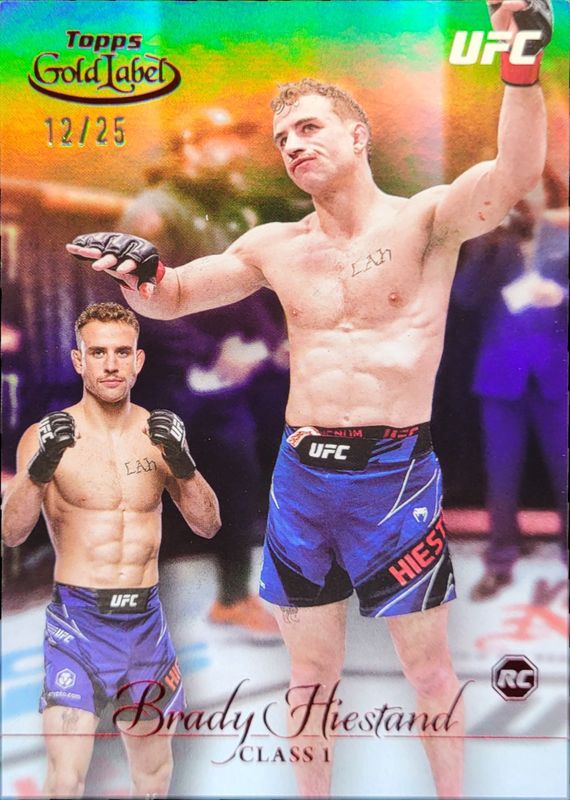 2024 Topps Gold Label UFC #32 Class 1 - Red /25