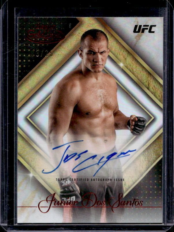 2024 Topps Gold Label UFC #GGA-JDS Golden Greats Autographs - Red /25