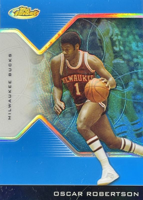 2004 Topps Finest #134 Blue Refractor /50