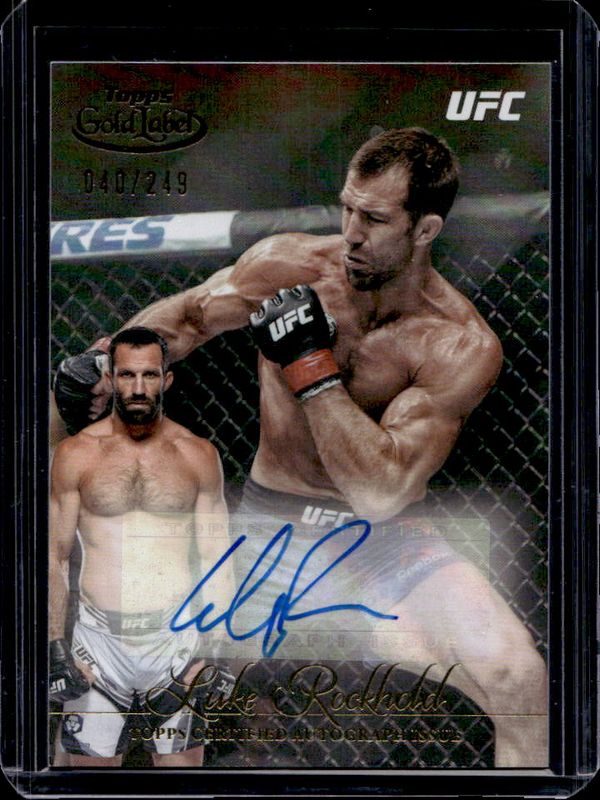 2024 Topps Gold Label UFC #GLA-LRO Gold Label Autographs /249