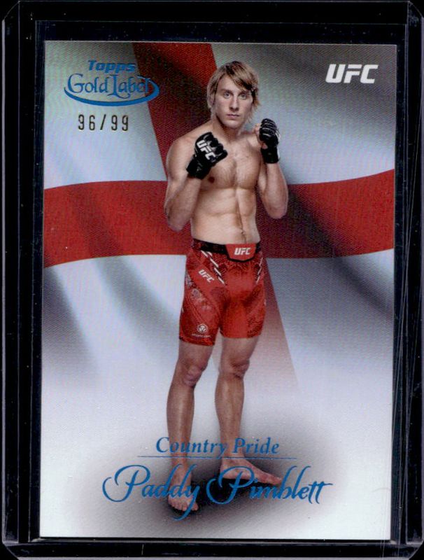 UFC パディ・ピンブレット ゴールドディスコ10シリカード psa9 UFC