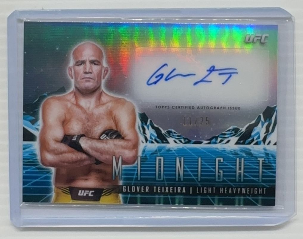 2024 Topps Midnight UFC #HS-GTA Horizon Signatures - Moonrise /25