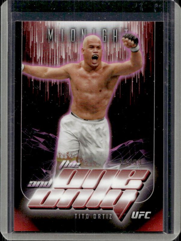 2024 Topps Midnight UFC #TO-13 The One & Only - Twilight /99
