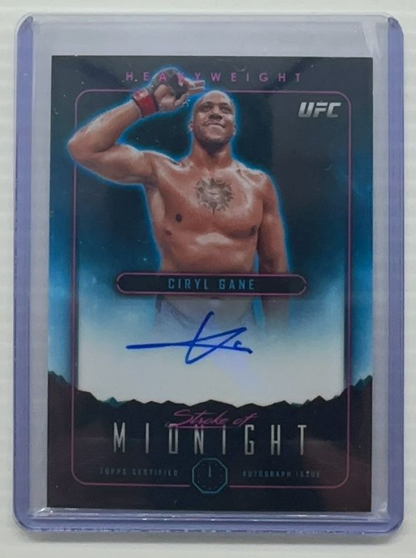 2024 Topps Midnight UFC #SMA-CGE Stroke of Midnight Autographs